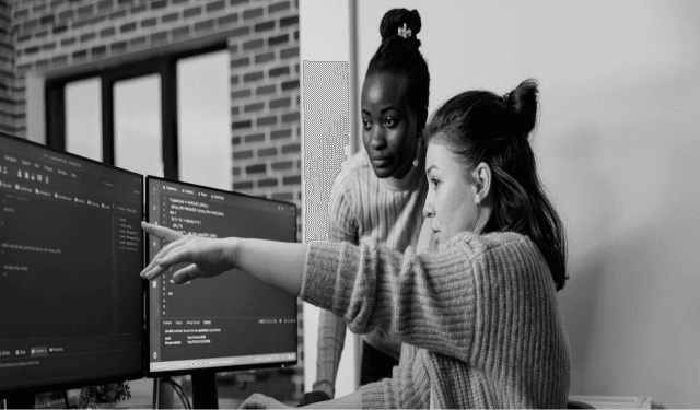 Custom Software Development - team at work